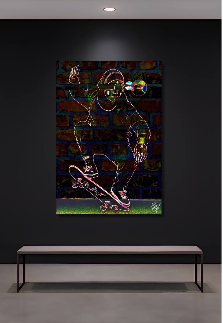 Original Street Art Politics Digital by B L Salim
