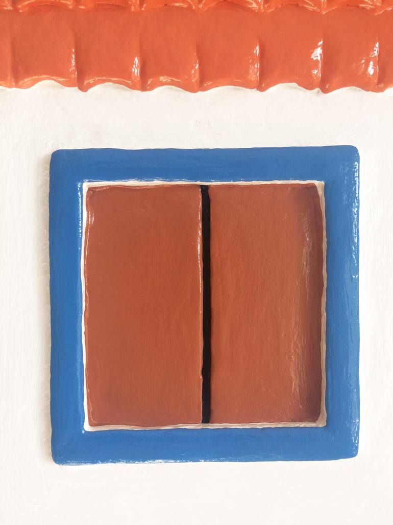 Original Geometric Architecture Painting by Hugo Castilho