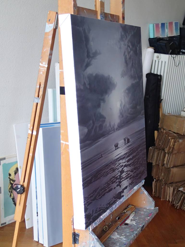 Original Photorealism Landscape Painting by Jean-Pierre Kunkel