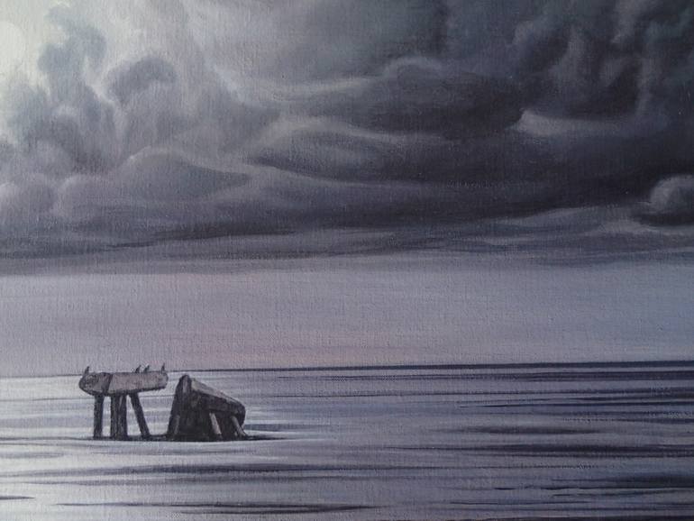 Original Photorealism Landscape Painting by Jean-Pierre Kunkel