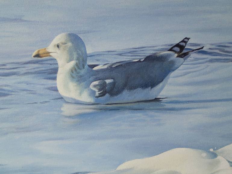 Original Photorealism Animal Painting by Jean-Pierre Kunkel