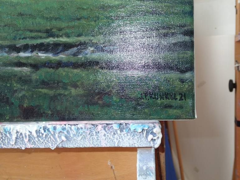 Original Photorealism Landscape Painting by Jean-Pierre Kunkel