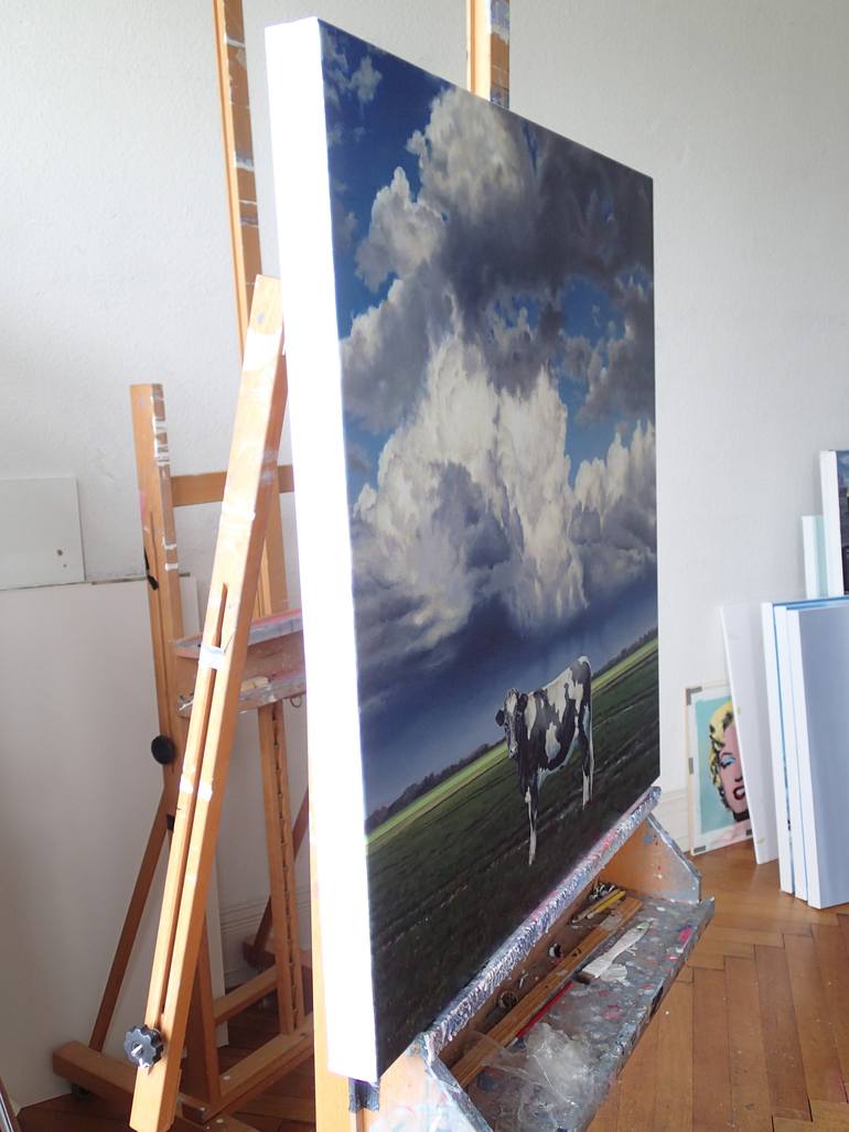 Original Photorealism Landscape Painting by Jean-Pierre Kunkel
