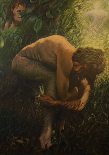 Original Surrealism Nude Paintings by Godfrey Blow