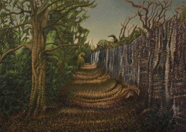 Original Surrealism Nature Paintings by Godfrey Blow