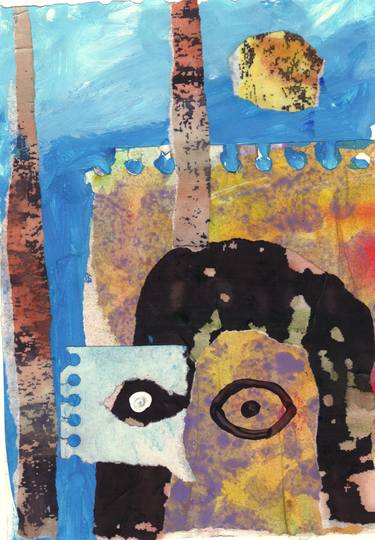 Print of Figurative Abstract Collage by Colin Gill