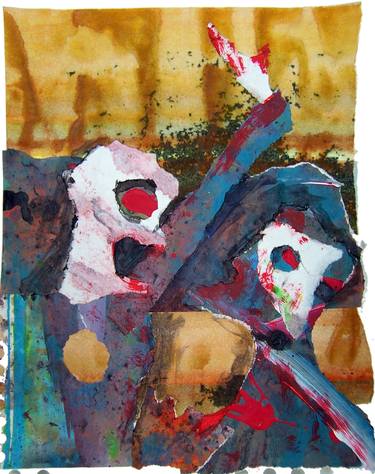 Print of Figurative Abstract Collage by Colin Gill