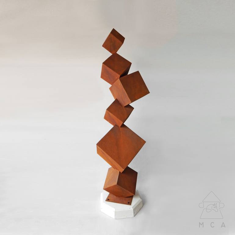 Original Contemporary Abstract Sculpture by Eduardo Eddiart
