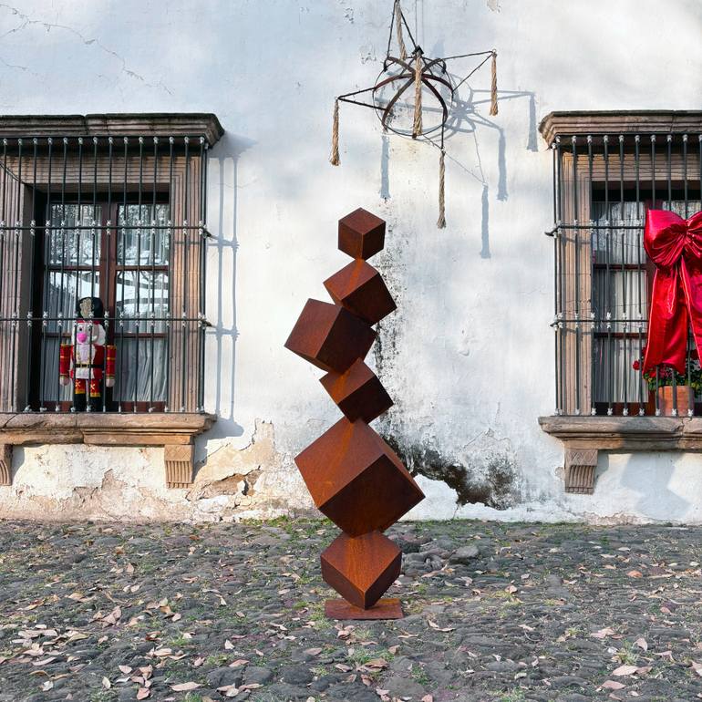 Original Contemporary Abstract Sculpture by Eduardo Eddiart