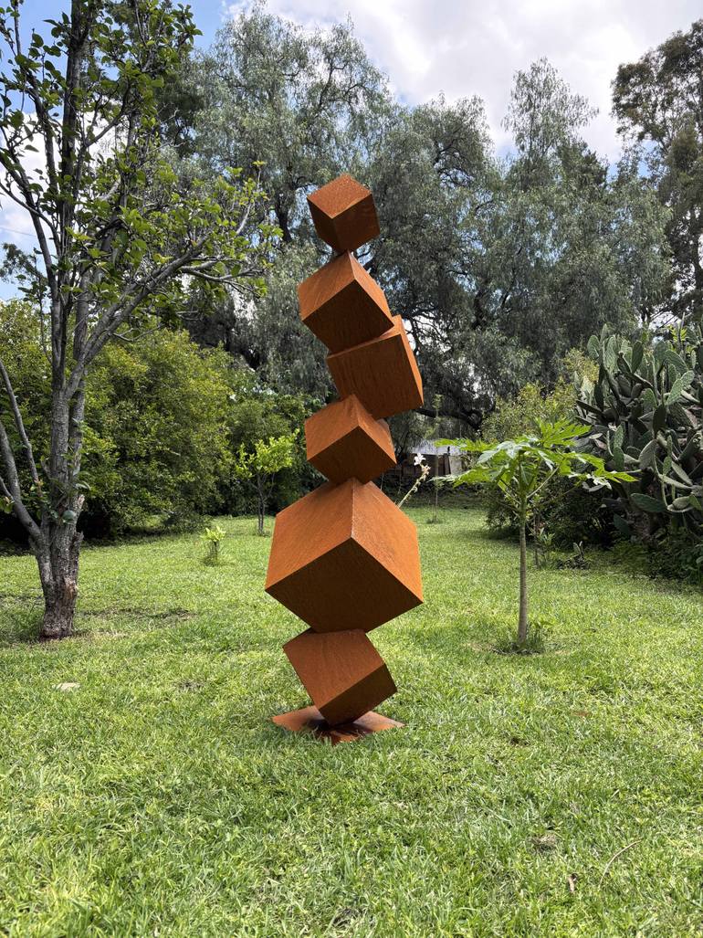 Original Contemporary Abstract Sculpture by Eduardo Eddiart