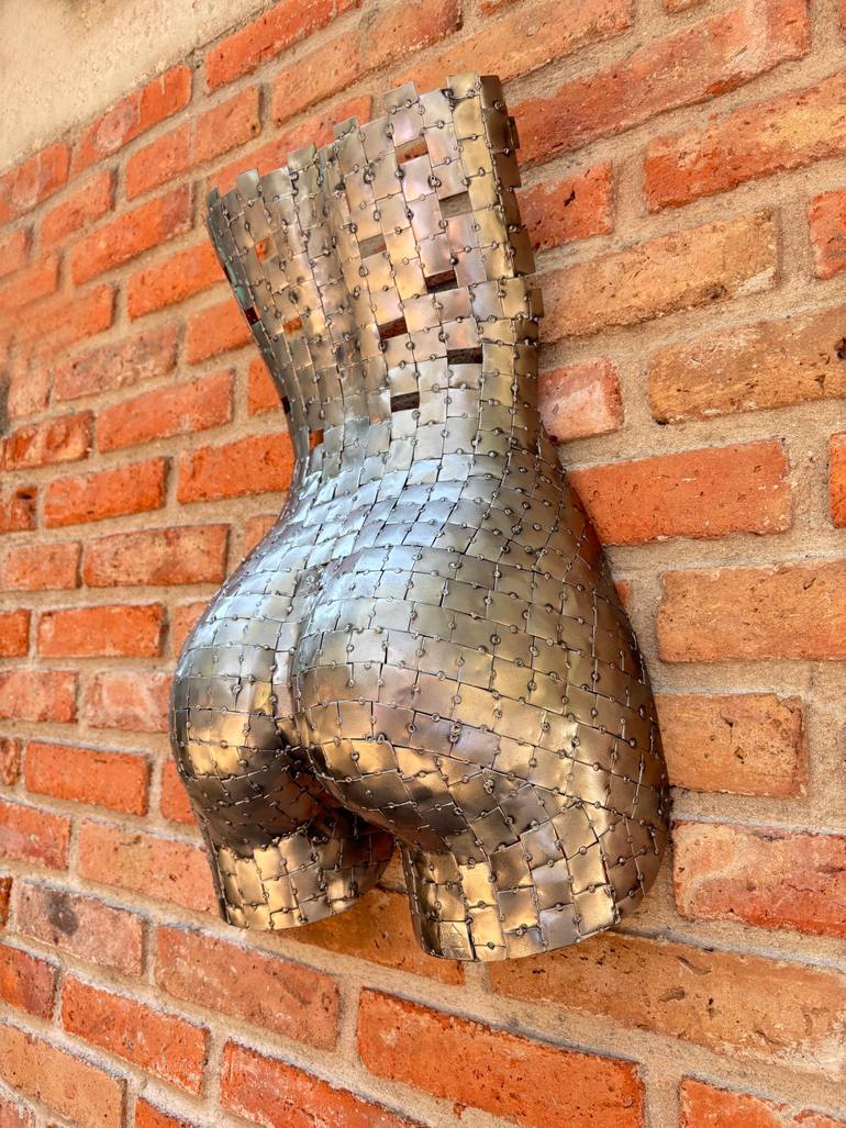 Original Art Deco Abstract Sculpture by Eduardo Eddiart