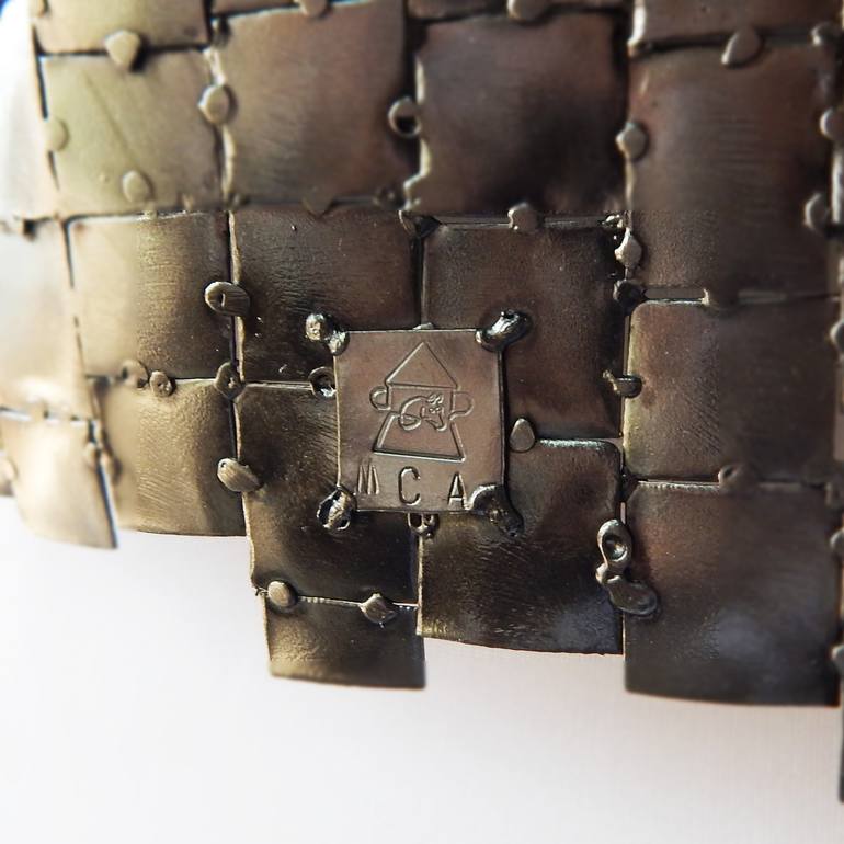 Original Art Deco Abstract Sculpture by Eduardo Eddiart