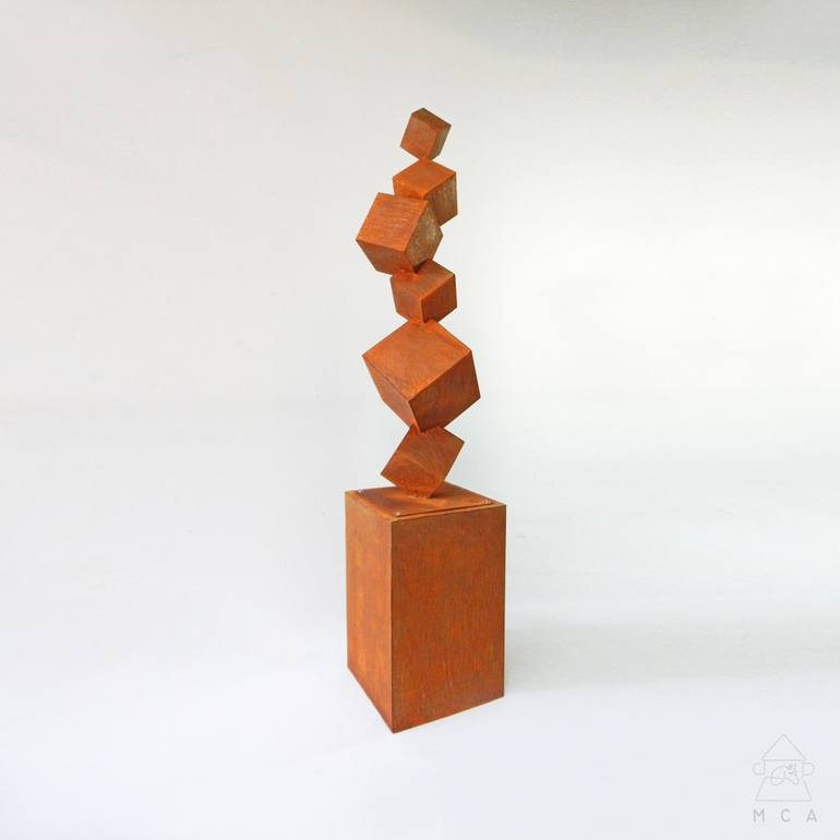 Original Abstract Architecture Sculpture by Eduardo Eddiart