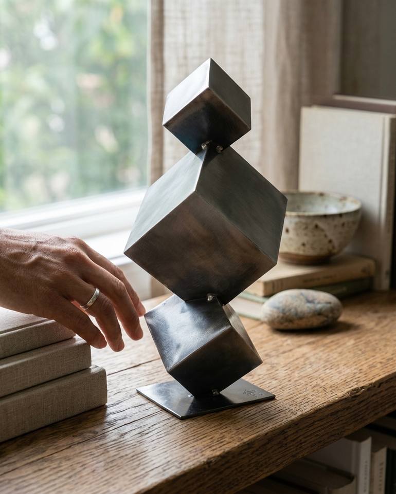 Original Contemporary Abstract Sculpture by Eduardo Eddiart