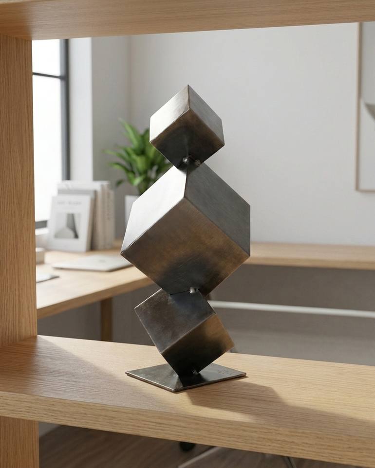 Original Contemporary Abstract Sculpture by Eduardo Eddiart