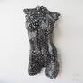 Metal Female Torso Wall Sculpture