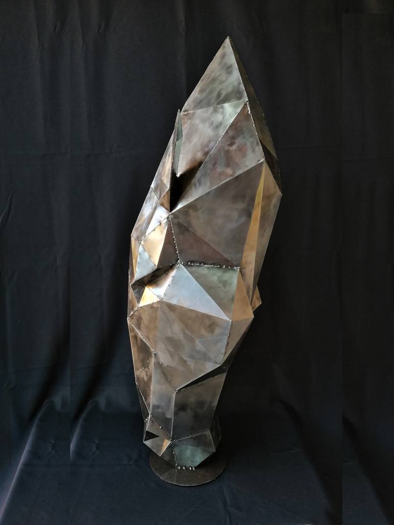 Original Abstract Animal Sculpture by Eduardo Eddiart
