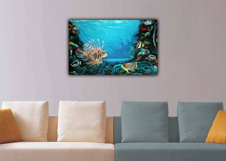 Original Expressionism Animal Painting by Kapila Priyantha