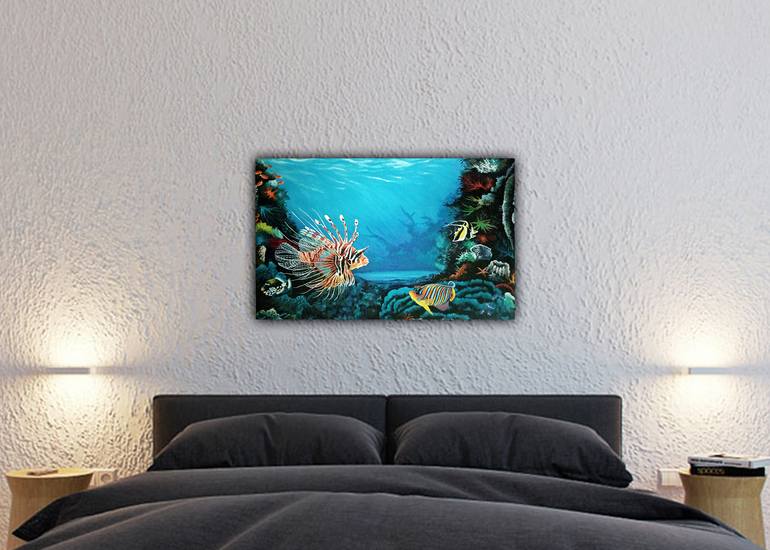 Original Expressionism Animal Painting by Kapila Priyantha