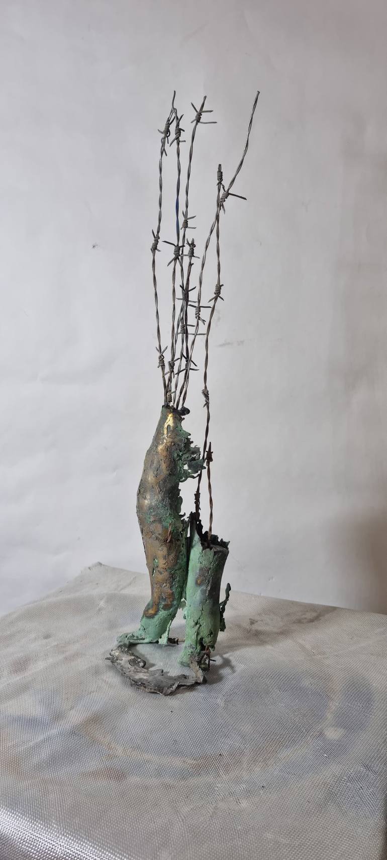 Original Abstract Expressionism Women Sculpture by Umut Hevi Art