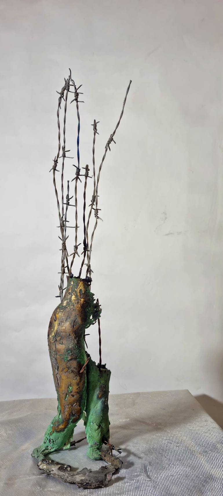 Original Abstract Expressionism Women Sculpture by Umut Hevi Art