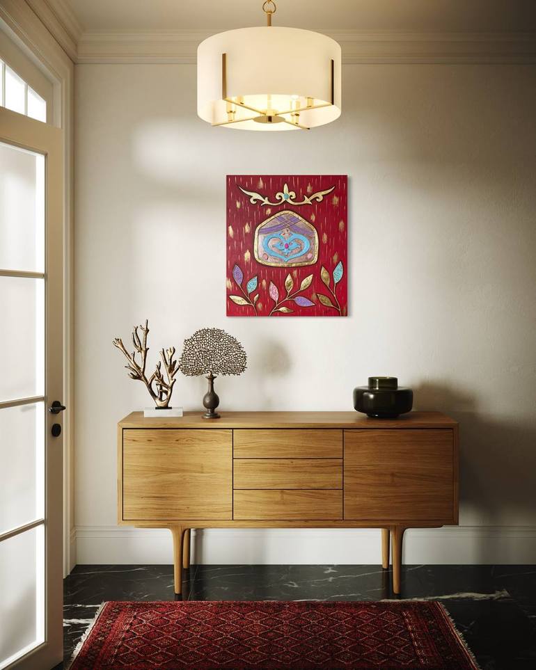 Original Art Deco Fantasy Painting by Kamazhay Kair