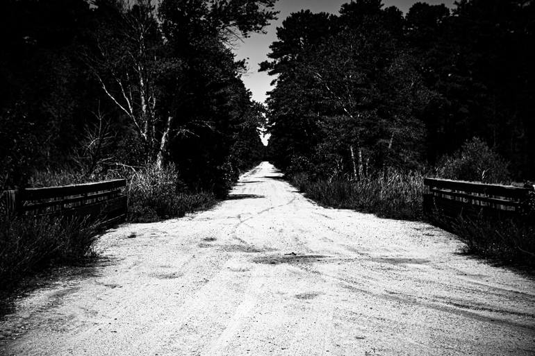 Original Landscape Photography by David Huntzinger | Black & White Art on Paper | The Long Way Home