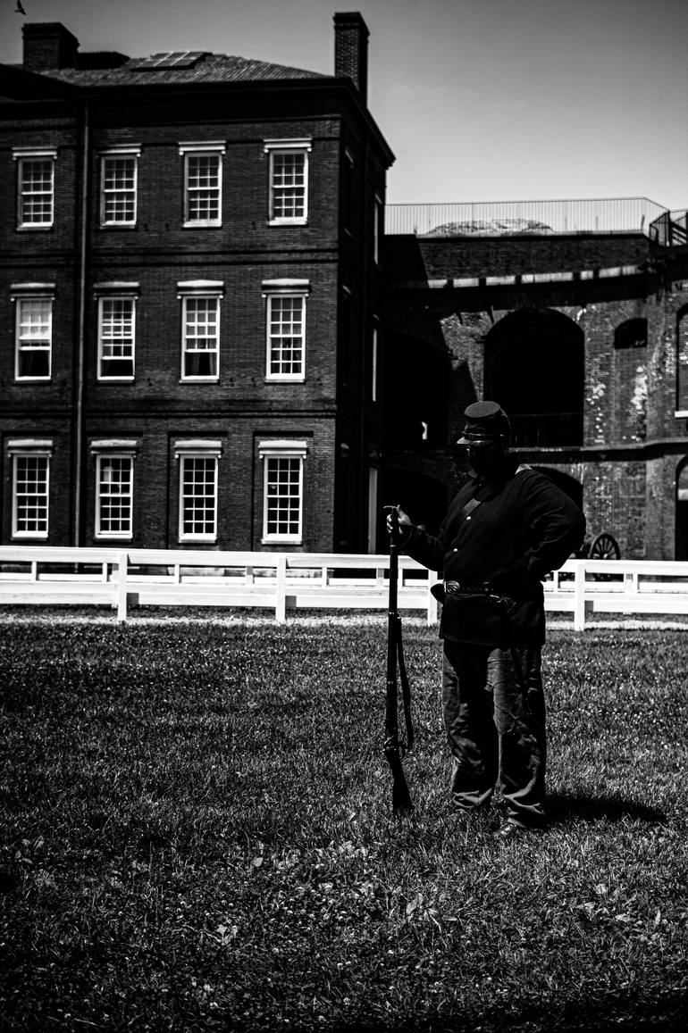 Sentinel at the Barracks Original Photography by david huntzinger
