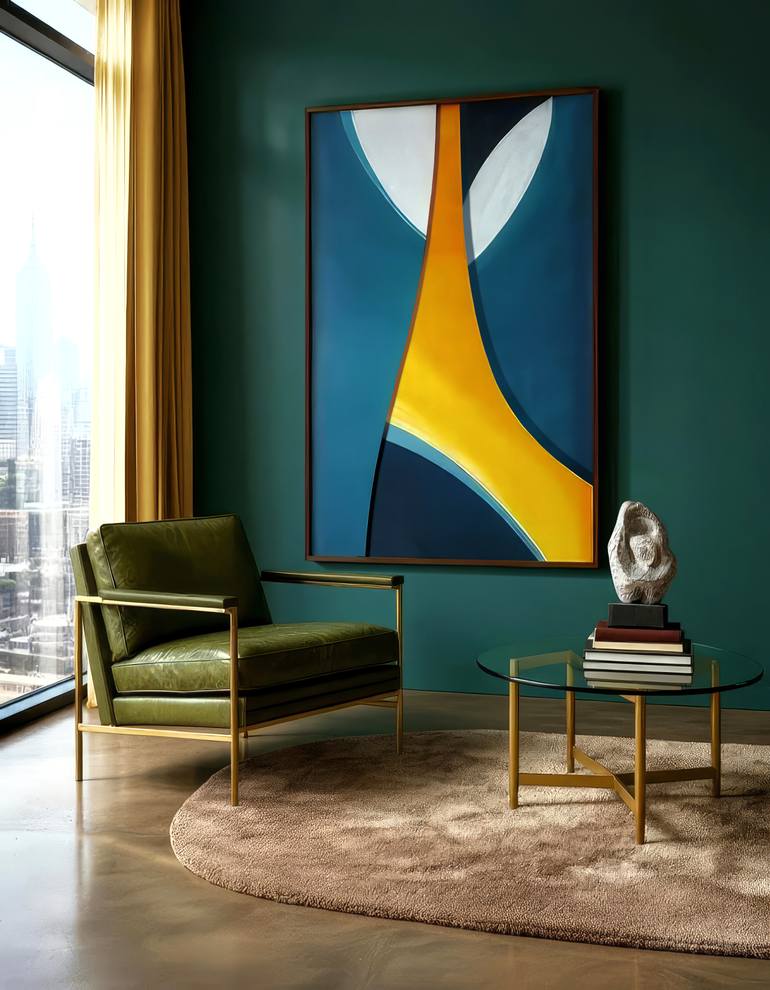 Original Contemporary Abstract Painting by Carlos Cromeyer