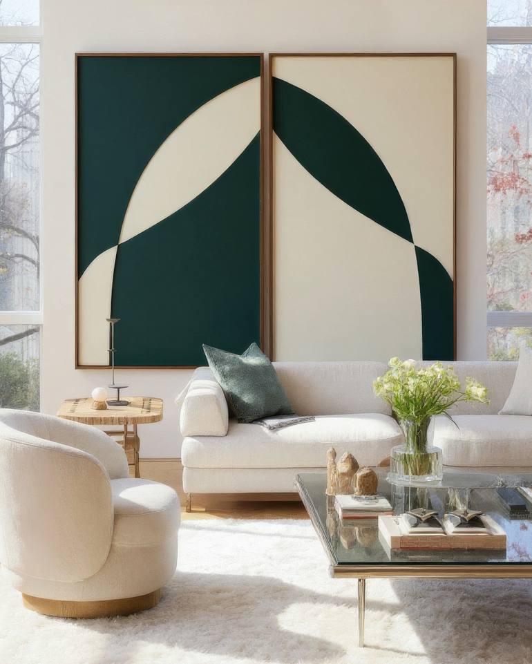 Original Conceptual Abstract Painting by Carlos Cromeyer
