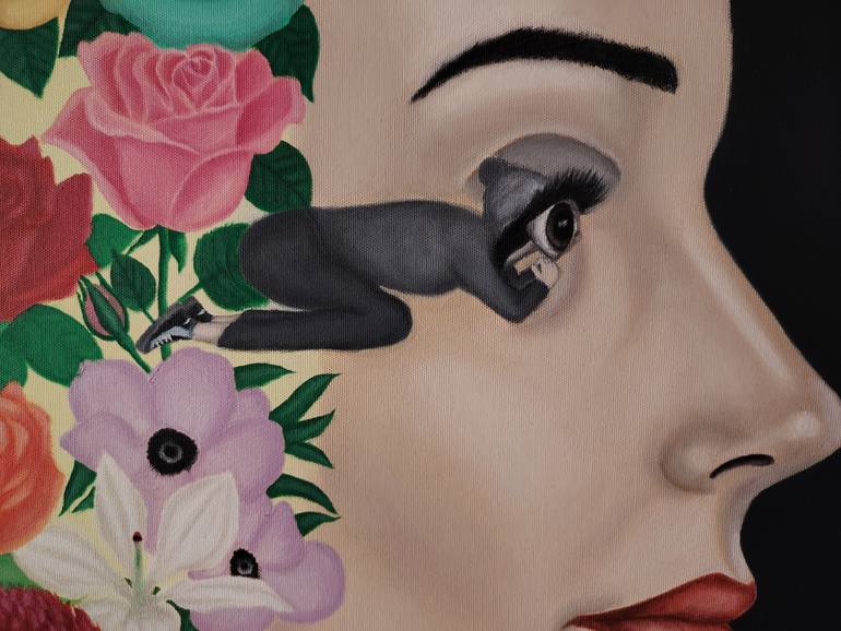 Original Surrealism People Painting by Emil Hasanov