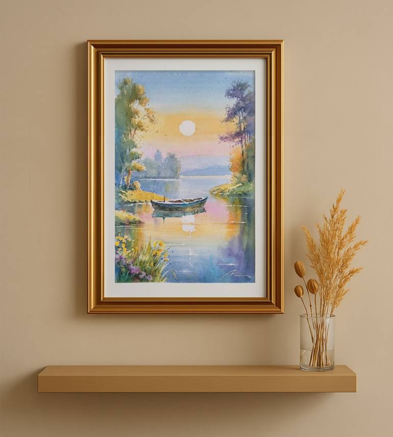 Original Contemporary Landscape Painting by Maria Negrishna