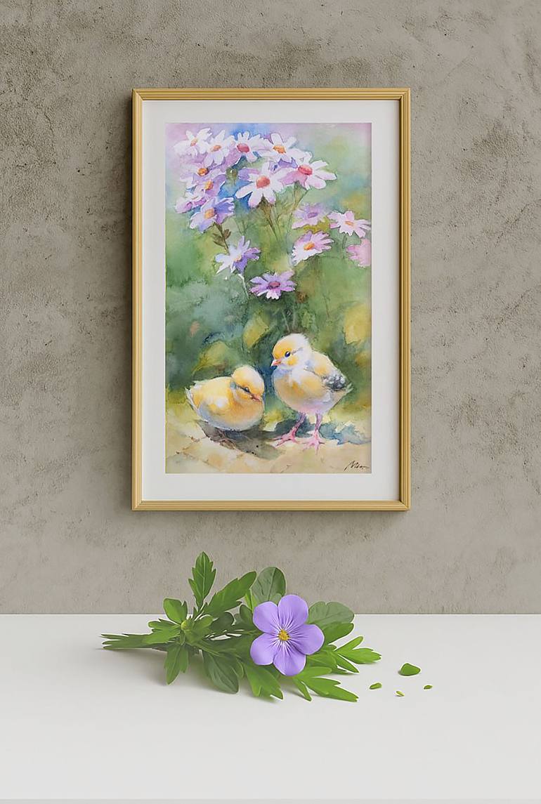 Original Classicism Landscape Painting by Maria Negrishna