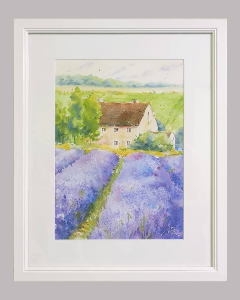 Original Impressionism Landscape Painting by Maria Negrishna