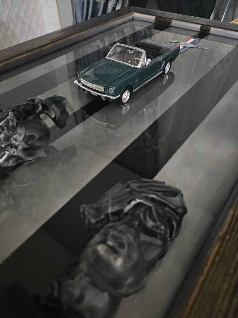Original Abstract Expressionism Car Sculpture by Nicat Muxtarli