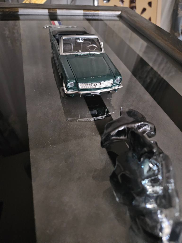 Original Abstract Expressionism Car Sculpture by Nicat Muxtarli
