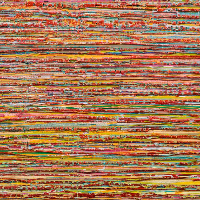 Original Abstract Mixed Media by Gemma Lynch-Memory