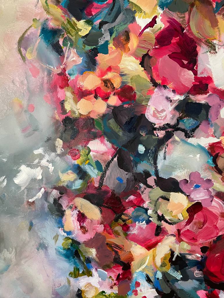 Original Abstract Expressionism Abstract Painting by Lindsay Flack