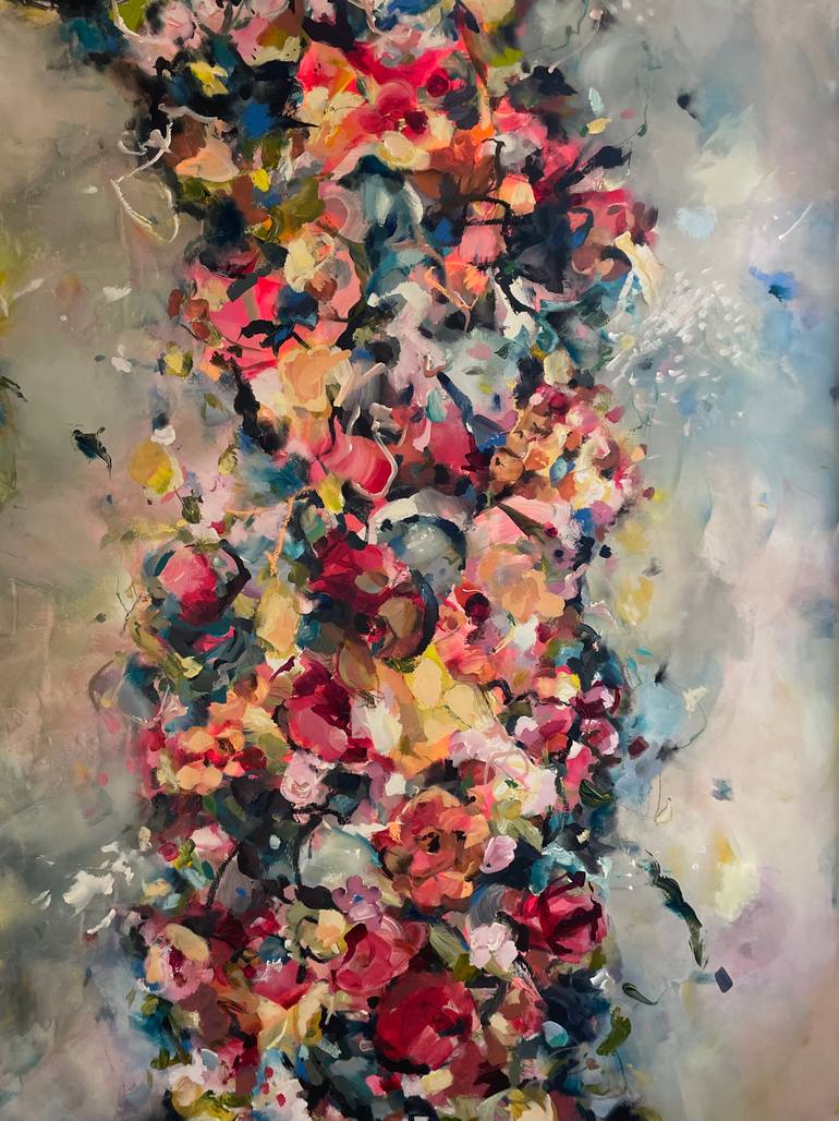 Original Abstract Expressionism Abstract Painting by Lindsay Flack
