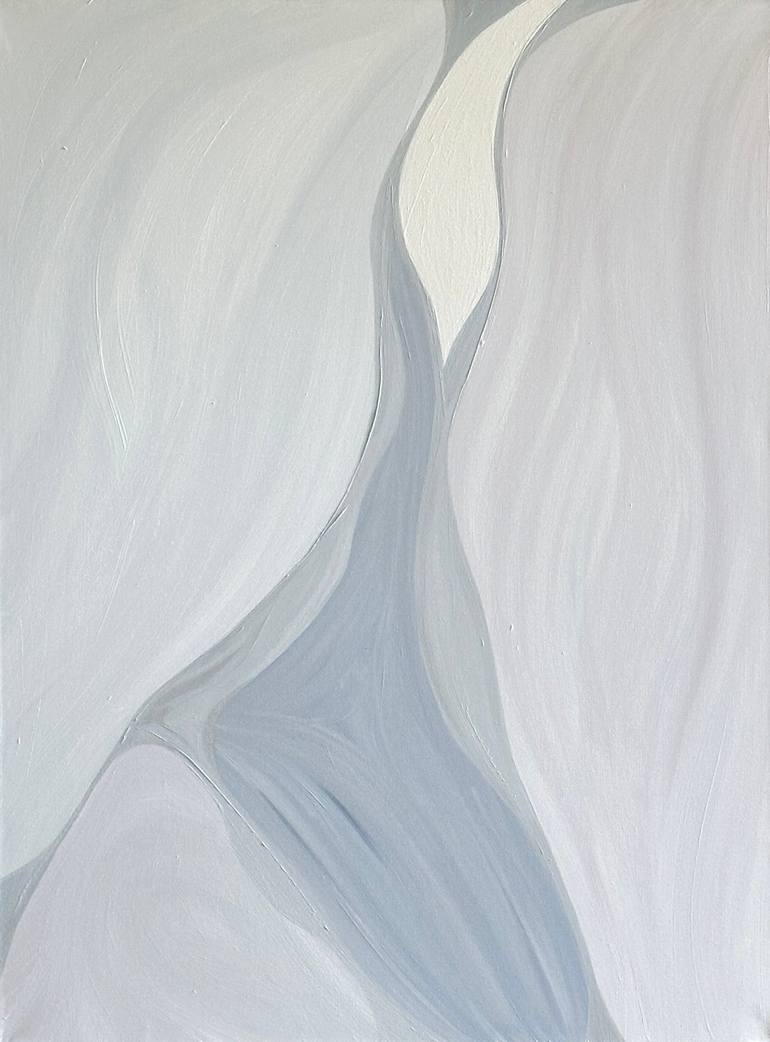 Original Abstract Painting by Holly Urkevich  Abstract Art on Canvas  White Floralesque