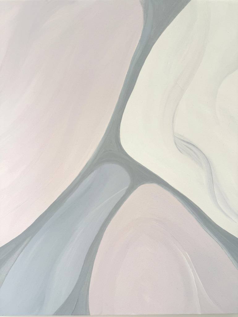 Original Abstract Painting by Holly Urkevich  Abstract Art on Canvas  Lavender Stone