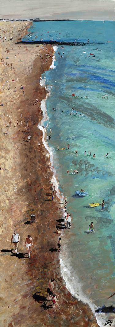 Original Realism Beach Paintings by Jacqueline Hammond