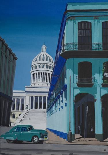 Original Realism Architecture Paintings by Jacqueline Hammond