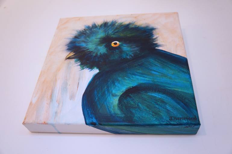 Original Figurative Animal Painting by Jacqueline Hammond