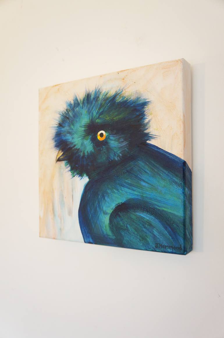 Original Figurative Animal Painting by Jacqueline Hammond