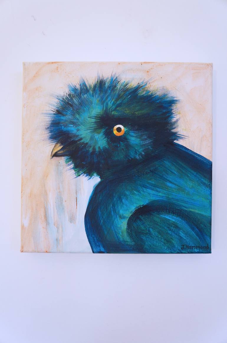 Original Figurative Animal Painting by Jacqueline Hammond