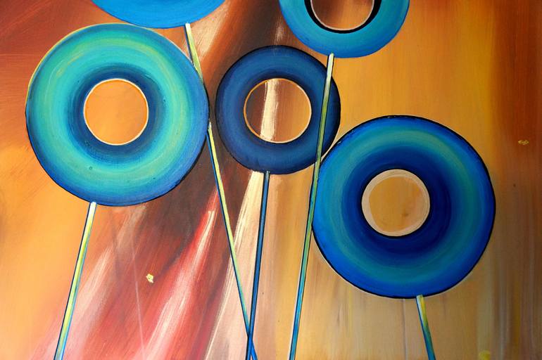 Original Abstract Expressionism Abstract Painting by Jacqueline Hammond