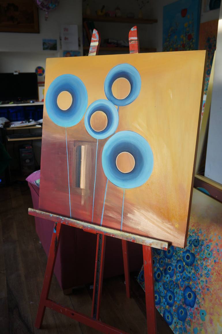 Original Abstract Expressionism Abstract Painting by Jacqueline Hammond