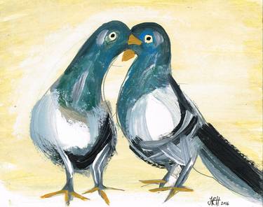 Print of Figurative Animal Paintings by Jacqueline Hammond