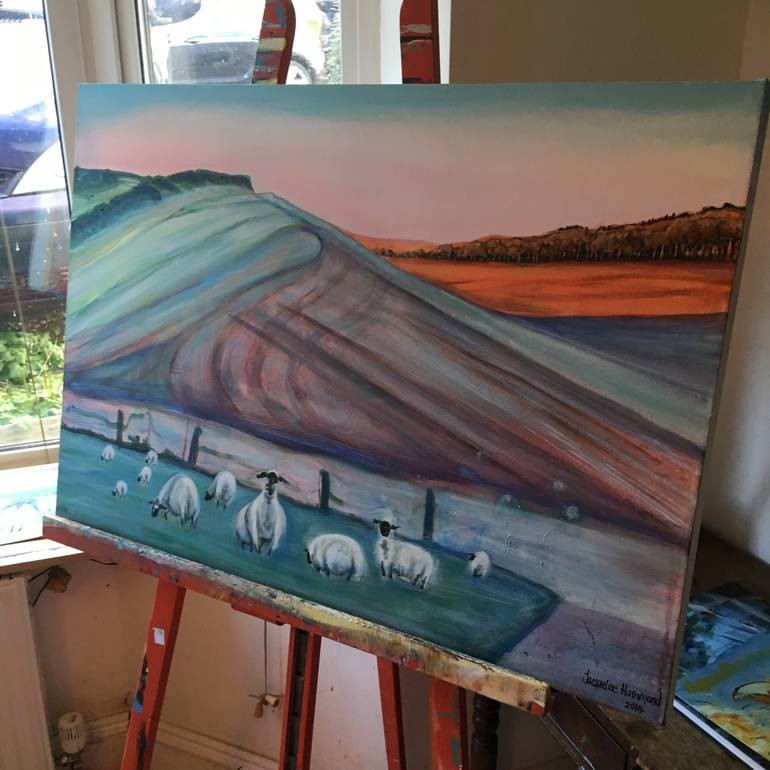 Original Figurative Landscape Painting by Jacqueline Hammond